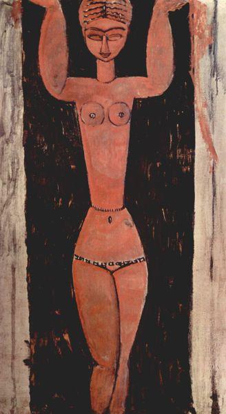 Amedeo Modigliani Stehende Karyatide oil painting picture